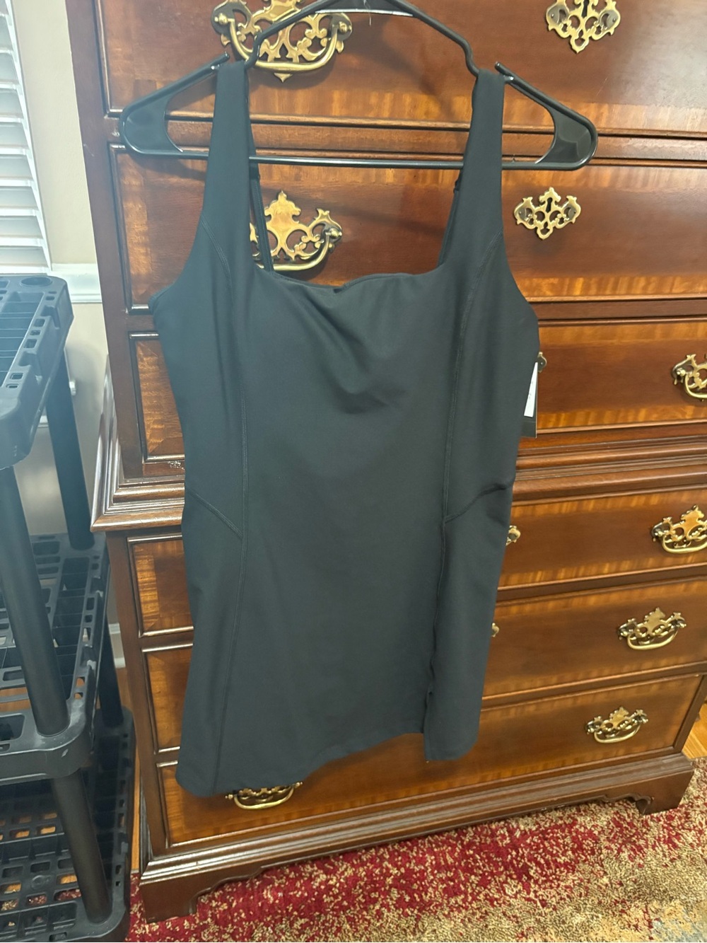 Abercrombie & Fitch Black Sculpting Tank Dress